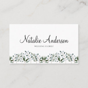 Eukalyptus Greenery Floral Visitenkarte