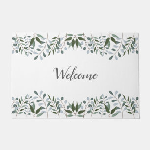 Eukalyptus Greenery Floral Welcome Fußmatte