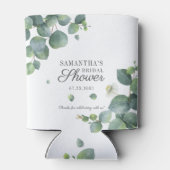 Eukalyptus Greenery Foliage Brautparty Dosenkühler (Rückseite)