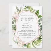 Eukalyptus Greenery Foliage Elegante Wedding Save The Date (Vorderseite)