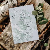 Eukalyptus Greenery Foto Hochzeit Einladung