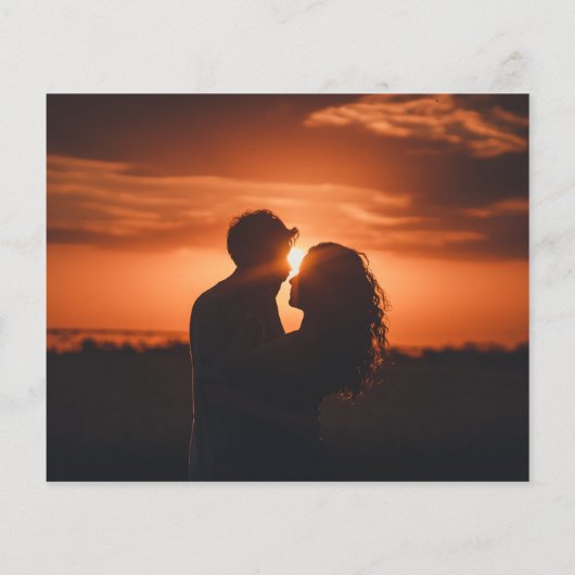 Eukalyptus Greenery Foto Save the Date (Rückseite)