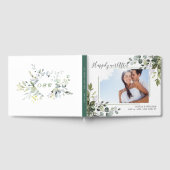 Eukalyptus Greenery FOTO Wedding Gästebuch (Voll)