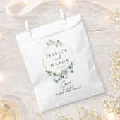 Eukalyptus Greenery Gastgeschenk Hochzeit Bags Geschenktütchen (Ausgeschnitten)