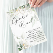 Eukalyptus Greenery Gender Reveal Party Einladung