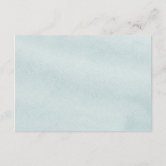 Eukalyptus Greenery Geometric Wedding Reception Begleitkarte (Rückseite)