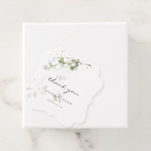 Eukalyptus Greenery Geschenkanhänger (Beispiel)