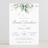 Eukalyptus Greenery Gold Blätter Bridal Luncheon Einladung