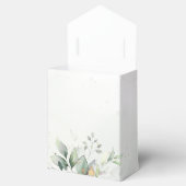 Eukalyptus Greenery Gold Blätter Elegante Hochzeit Geschenkschachtel (Geöffnet)