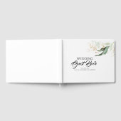 Eukalyptus Greenery Gold Blätter Wedding Gästebuch (Voll)