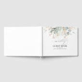 Eukalyptus Greenery Gold Blätter Wedding Gästebuch (Voll)