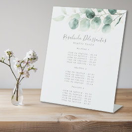 Eukalyptus Greenery Gold Foliage Price Sockelschild