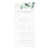 Eukalyptus Greenery Gold Foliage Werbekarte (Vorne)