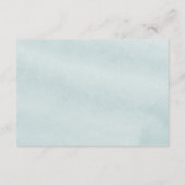 Eukalyptus Greenery Gold Geometric Wedding Details Begleitkarte (Rückseite)