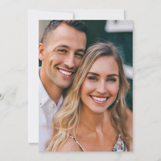 Eukalyptus Greenery Gold Moderne Kunst, Dichtung u Save The Date (Rückseite)