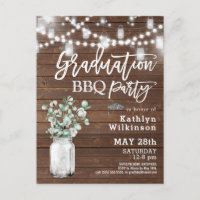 Eukalyptus Greenery GRAD GRILLEN Party Einladung
