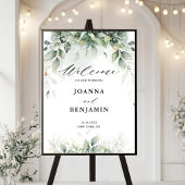 Eukalyptus Greenery Gum Botanische Hochzeit Begrüß Poster