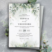 Eukalyptus Greenery Gum Botanische Hochzeit Einladung