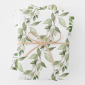 Eukalyptus Greenery Hanging Vines Geschenkpapier Set (Beispiel)