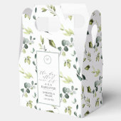 Eukalyptus Greenery Hangover Kit Bridal GroomParty Geschenkschachtel (Geöffnet)