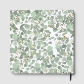 Eukalyptus Greenery Hochzeitstag Gästebuch (Rückseite)