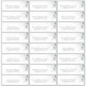 Eukalyptus Greenery Individual Address Labels (Vorderseite)