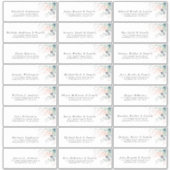 Eukalyptus Greenery Individual Address Labels (Vorderseite)