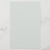 Eukalyptus Greenery Modern Geometric Wedding Menu (Rückseite)