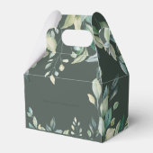 Eukalyptus Greenery Moderne Babydusche Geschenkschachtel (Rückseite)