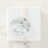 Eukalyptus Greenery Modernes Elegantes Brautparty Geschenkanhänger (Beispiel)