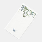 Eukalyptus Greenery Monogram Serviette (Ecke)