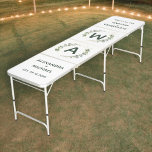 Eukalyptus Greenery Monogram Wedding Beer Pong Tisch<br><div class="desc">Mit dem Eukalyptus Greenery Monogram Wedding Beer Pong Table verleihen Sie Ihren Hochzeitsfeiern Eleganz und Spaß. Dieser stilvolle Tisch zeichnet sich durch ein schönes Eukalyptus-Design aus, personalisiert mit Ihrem Monogramm für eine einzigartige und raffinierte Touch. Aus langlebigen Materialien gefertigt, garantiert es Stabilität und Langlebigkeit für alle Ihre Feiern. Dieser Tisch...</div>
