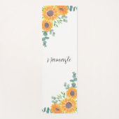 Eukalyptus Greenery Namaste Yogamatte (Vorderseite)