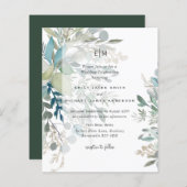 Eukalyptus Greenery Nature Blätter Wedding (Vorne/Hinten)