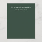 Eukalyptus Greenery Nature Blätter Wedding (Rückseite)