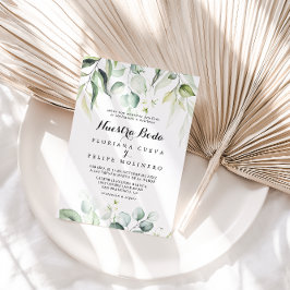 Eukalyptus Greenery Nuestra Boda Einladung