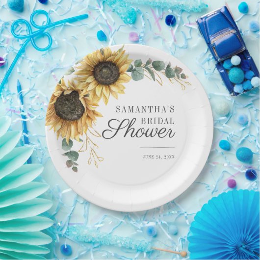 Eukalyptus Greenery Pappteller (Party)