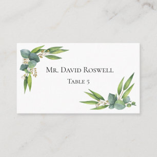 Eukalyptus Greenery Personalisiert Wedding Platzkarte