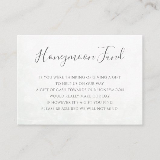 Eukalyptus Greenery Pink Floral Honeymoon Fund Begleitkarte (Vorderseite)