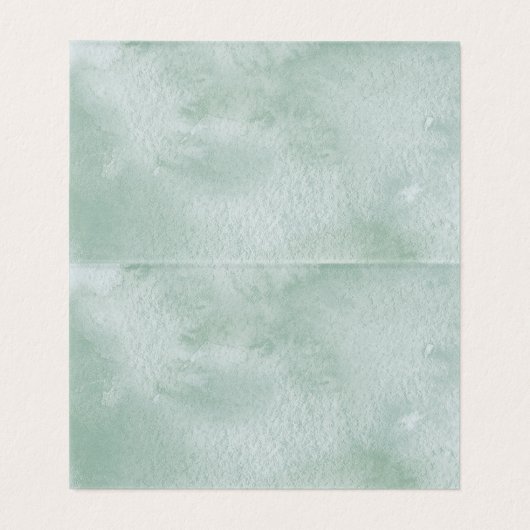 Eukalyptus Greenery-Platzkarten Visitenkarten (Innenseite Aufgefaltet)