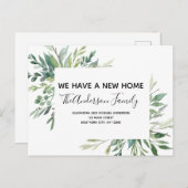 Eukalyptus Greenery Pos Postkarte (Vorne/Hinten)