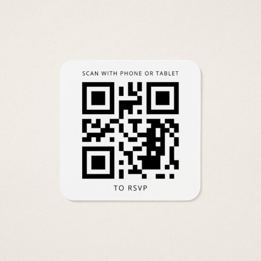 Eukalyptus Greenery QR Code Wedding RSVP Card (Rückseite)