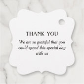 Eukalyptus Greenery Rahmen Grün Blau Extravagant Geschenkanhänger (Rückseite)