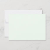 Eukalyptus Greenery Rsvp Card Karte (Rückseite)