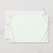 Eukalyptus Greenery RSVP Karte (Rückseite)