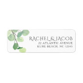 Eukalyptus Greenery Rücksendeadresse (Vorne)