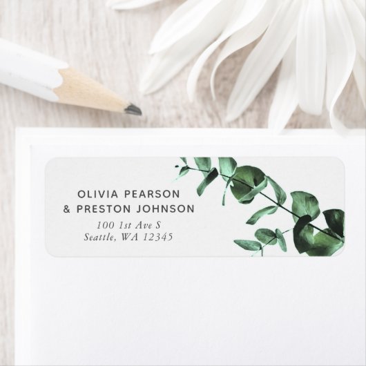 Eukalyptus Greenery Rücksendeadresse (Insitu)