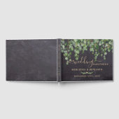 Eukalyptus Greenery Rustic Wedding Gästebuch (Voll)