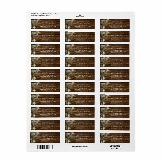 Eukalyptus Greenery Rustic Wood Wedding (Vorne)