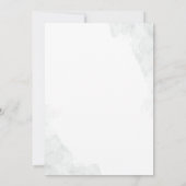 Eukalyptus Greenery Script-Brautparty Einladung (Rückseite)